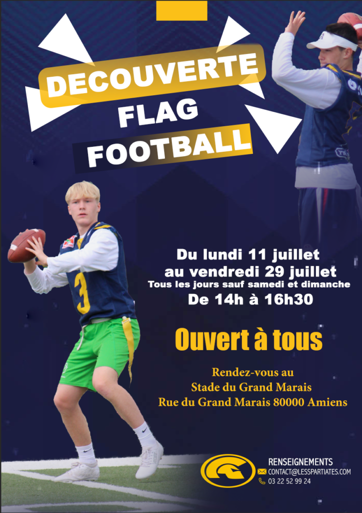 Affiche découverte du flag football